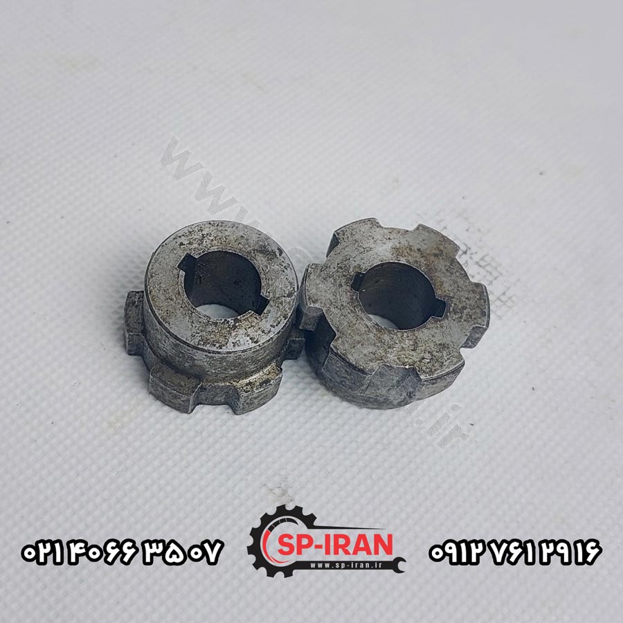 Radial drill speed change pump coupling 